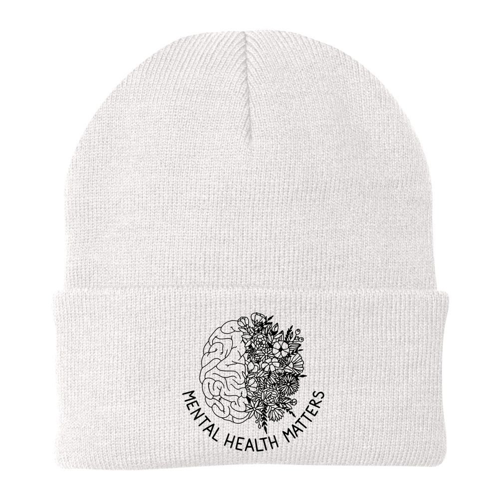 Mental Health Matters Human Brain Illness Awareness Beanie