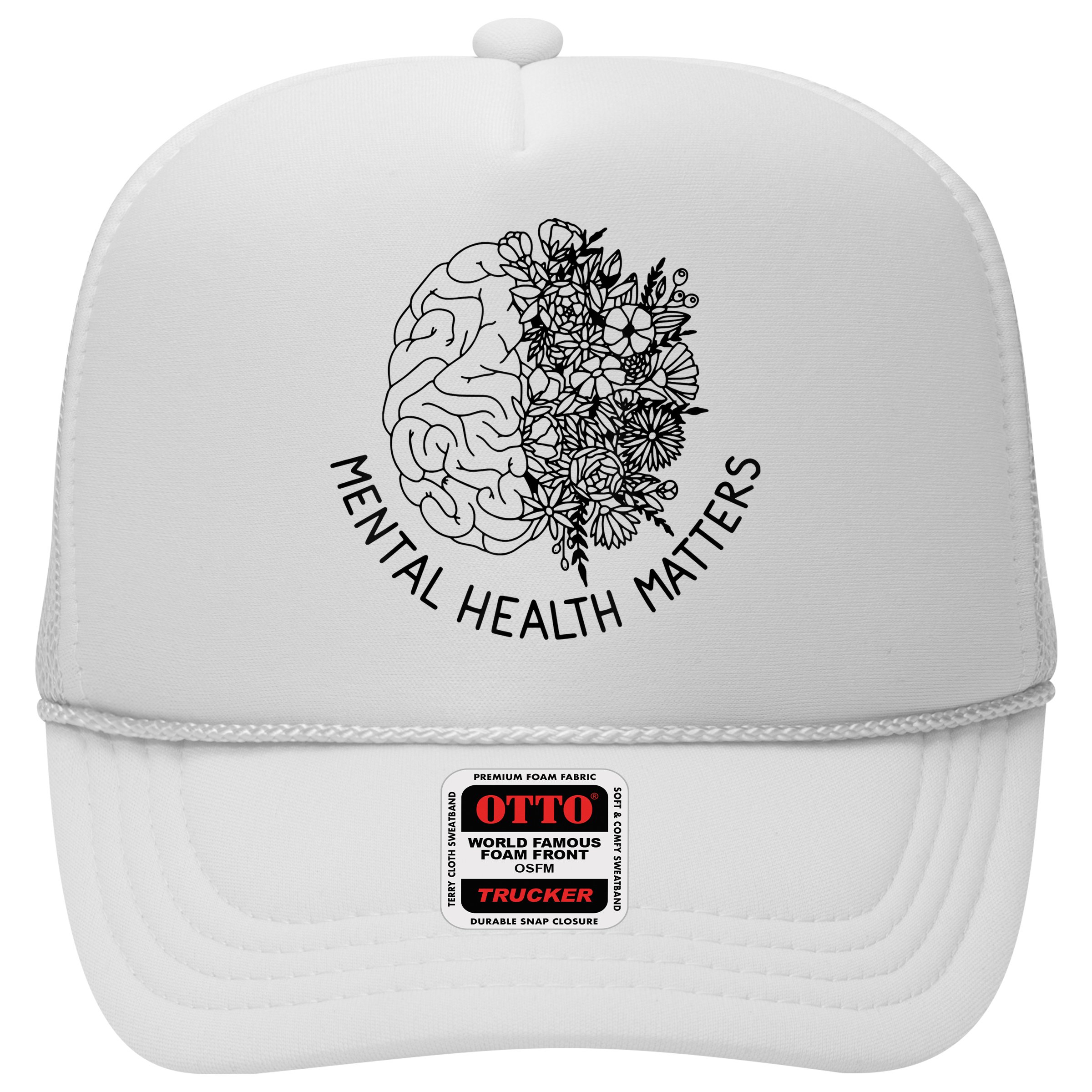 Mental Health Matters Human Brain Illness Awareness Hat
