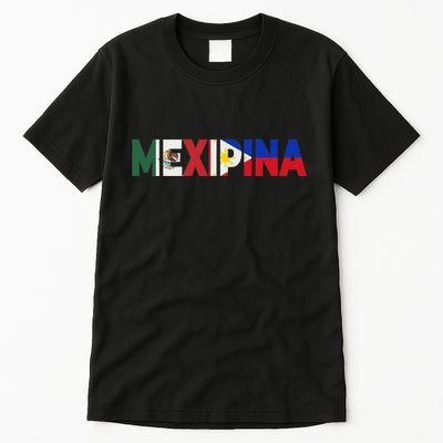 Mexipina Half Mexican Filipina With Mexico Philippines Flag Tall T-Shirt