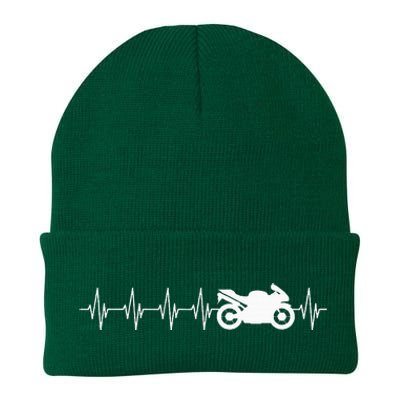 Motorcycle Heartbeat Knit Cap Winter Beanie