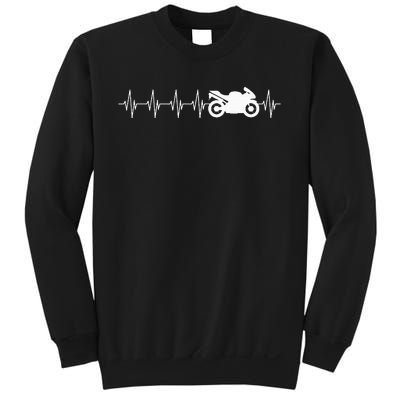 Motorcycle Heartbeat Sweatshirt