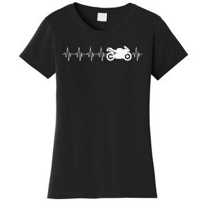 Motorcycle Heartbeat Women's T-Shirt