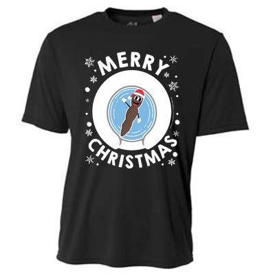 Mr Hankey Merry Christmas Cooling Performance Crew T-Shirt