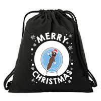 Mr Hankey Merry Christmas Drawstring Bag