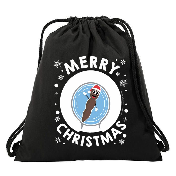 Mr Hankey Merry Christmas Drawstring Bag