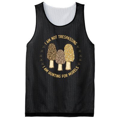 Mushroom Hunting Mycology Foraging Morel Mesh Reversible Basketball Jersey Tank