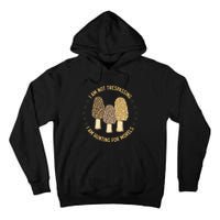 Mushroom Hunting Mycology Foraging Morel Tall Hoodie