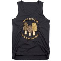 Mushroom Hunting Mycology Foraging Morel Tank Top