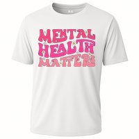Mental Health Matters Groovy Psychologist Therapy Squad Cooling Performance Crew T-Shirt