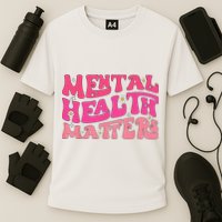 Mental Health Matters Groovy Psychologist Therapy Squad Cooling Performance Crew T-Shirt