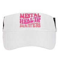 Mental Health Matters Groovy Psychologist Therapy Squad Adult Drive Performance Visor