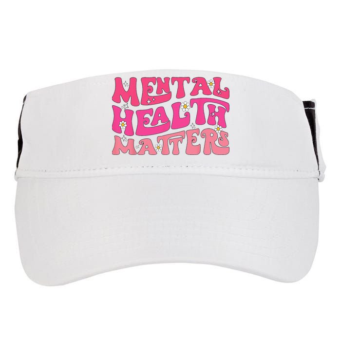 Mental Health Matters Groovy Psychologist Therapy Squad Adult Drive Performance Visor