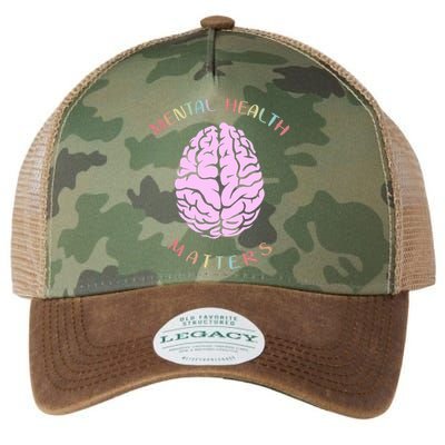 Mental Health Matters Brain Legacy Tie Dye Trucker Hat