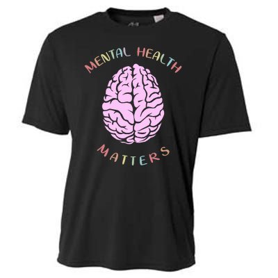 Mental Health Matters Brain Cooling Performance Crew T-Shirt