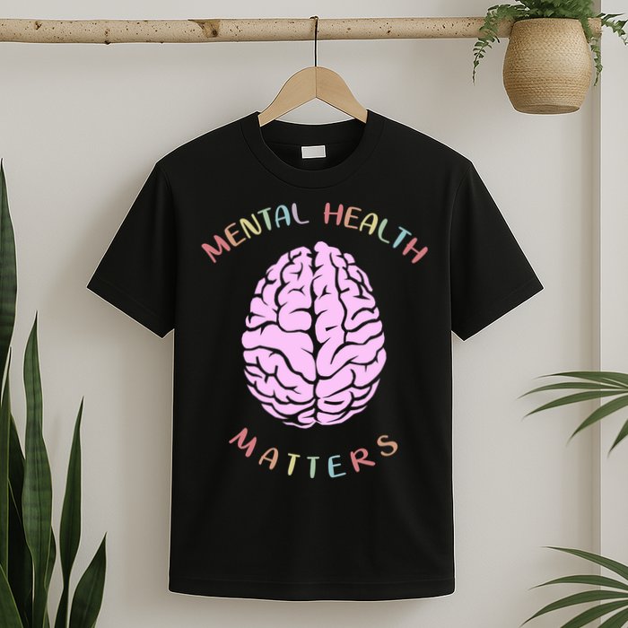 Mental Health Matters Brain T-Shirt