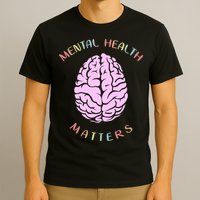 Mental Health Matters Brain T-Shirt