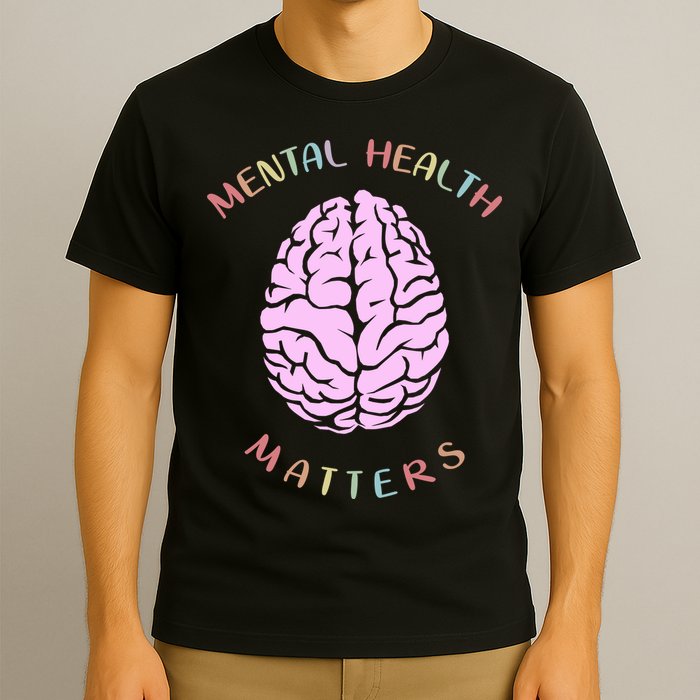 Mental Health Matters Brain T-Shirt