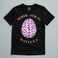 Mental Health Matters Brain T-Shirt