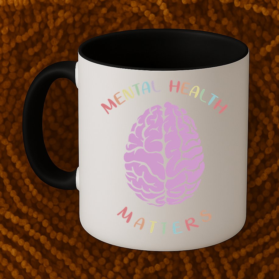 Mental Health Matters Brain Mug