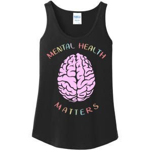 Mental Health Matters Brain Ladies Essential Tank