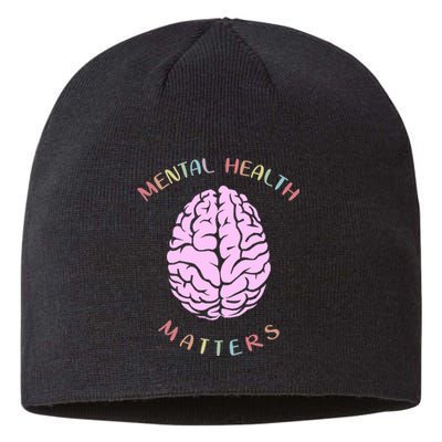 Mental Health Matters Brain Sustainable Beanie