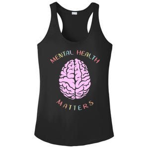 Mental Health Matters Brain Ladies PosiCharge Competitor Racerback Tank