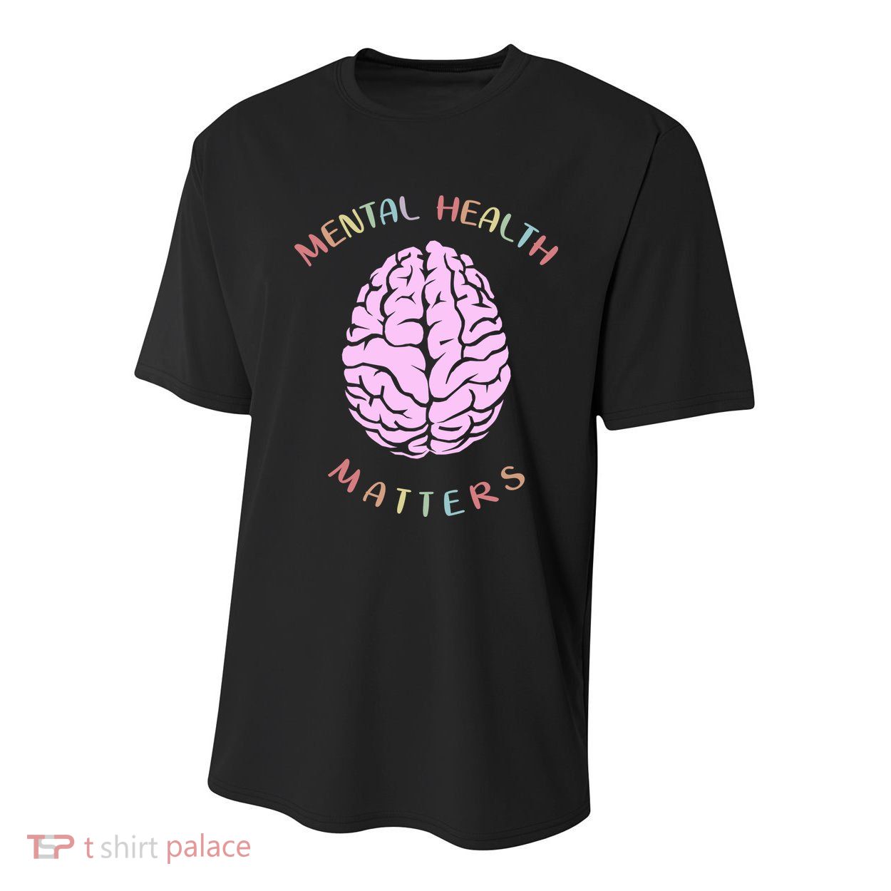 Mental Health Matters Brain Youth Performance Sprint T-Shirt