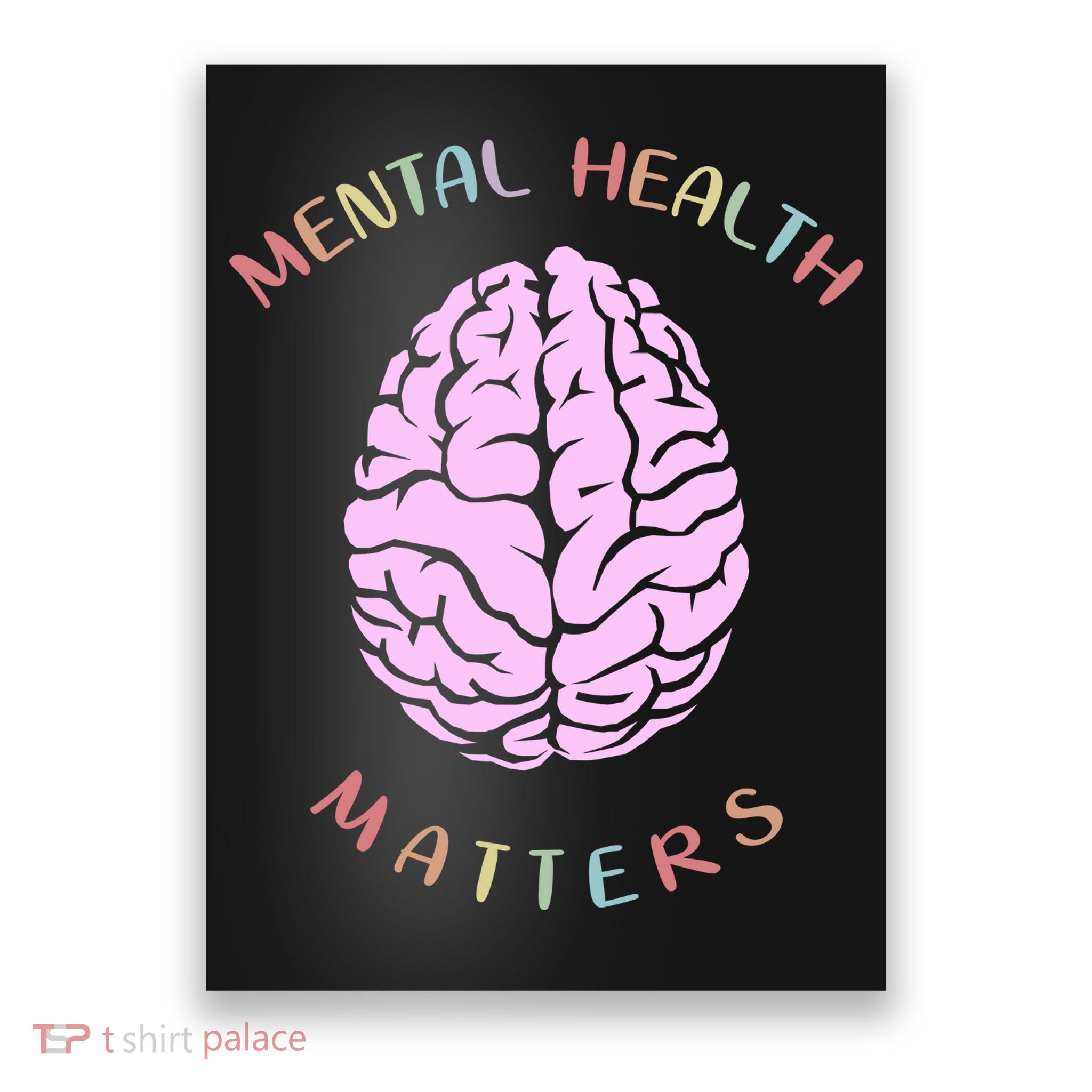 Mental Health Matters Brain Poster
