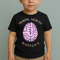 Mental Health Matters Brain Toddler T-Shirt