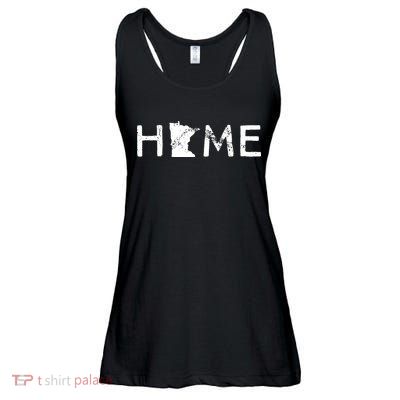 Minnesota Home Mn State Pride Ladies Essential Flowy Tank