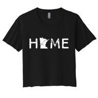 Minnesota Home Mn State Pride Women's Crop Top Tee