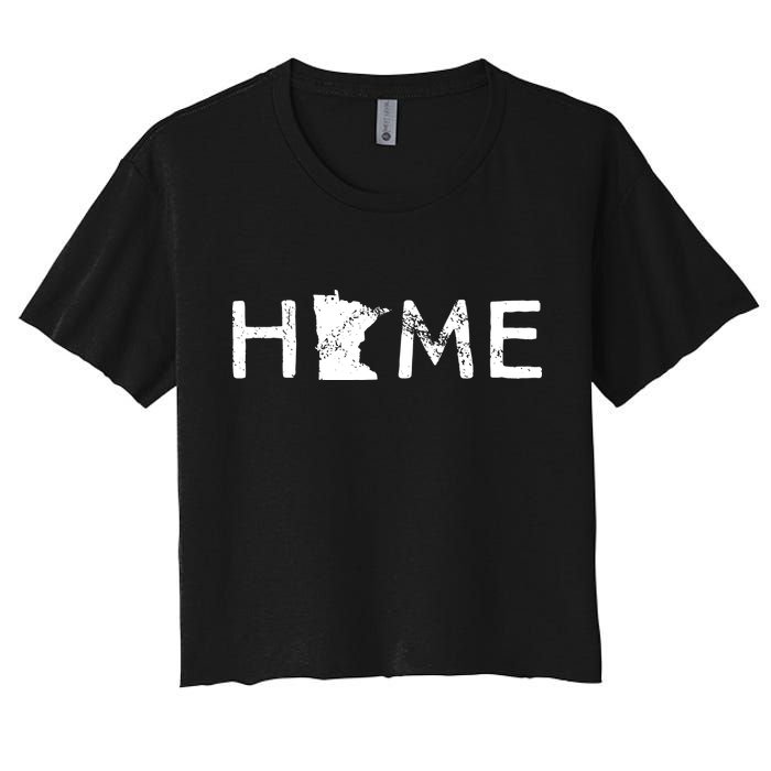 Minnesota Home Mn State Pride Women's Crop Top Tee