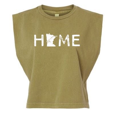 Minnesota Home Mn State Pride Garment-Dyed Women's Muscle Tee