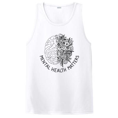 Mental Health Matters Human Brain Illness Awareness PosiCharge Competitor Tank