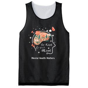 Mental Health Matters Be Kind To Your Mind Mesh Reversible Basketball Jersey Tank