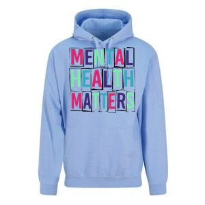 Mental Health Matters Mental Health Day Unisex Surf Hoodie