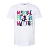 Mental Health Matters Mental Health Day Softstyle CVC T-Shirt