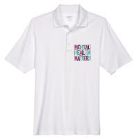 Mental Health Matters Mental Health Day Men's Origin Performance Pique Polo