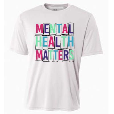 Mental Health Matters Mental Health Day Cooling Performance Crew T-Shirt