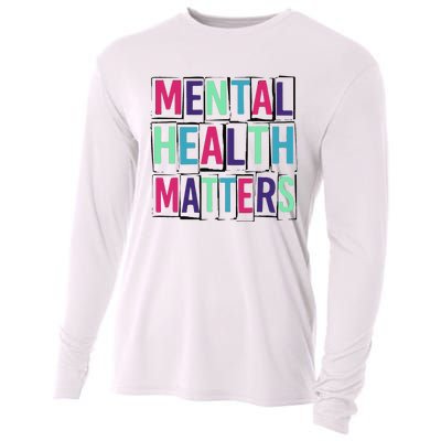 Mental Health Matters Mental Health Day Cooling Performance Long Sleeve Crew