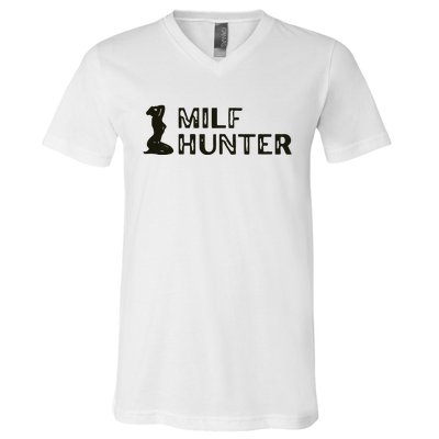 Milf Hunter V-Neck T-Shirt