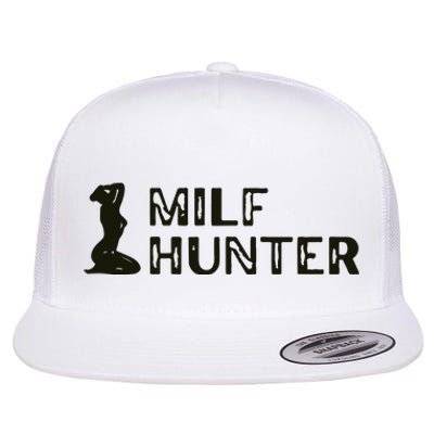 Milf Hunter Flat Bill Trucker Hat