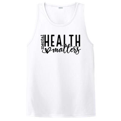 Mental Health Matters Retro Human Brain Illness Awareness PosiCharge Competitor Tank