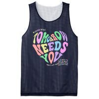 Mental Health Matters Tomorrow Needs You Suicide Prevention Mesh Reversible Basketball Jersey Tank