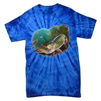 Muskie Hunter Musky Fisher Lure Fly Fishing Novelty Funny Gift Tie-Dye T-Shirt