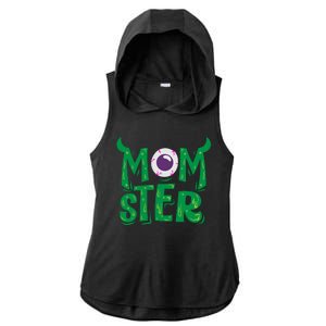 Momster Halloween Mom Ladies PosiCharge Tri-Blend Wicking Draft Hoodie Tank