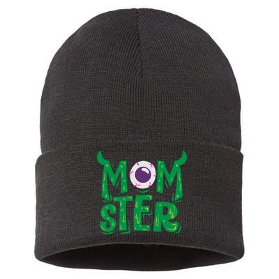 Momster Halloween Mom Sustainable Knit Beanie