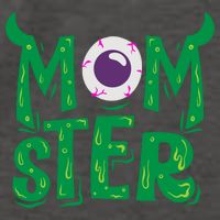 Momster Halloween Mom Vector Backpack