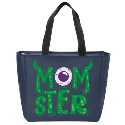 Momster Halloween Mom Zip Tote Bag