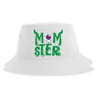 Momster Halloween Mom Sustainable Bucket Hat